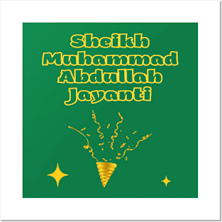 Indian Festivals - Sheikh Muhammad Abdullah Jayanti Posters and Art